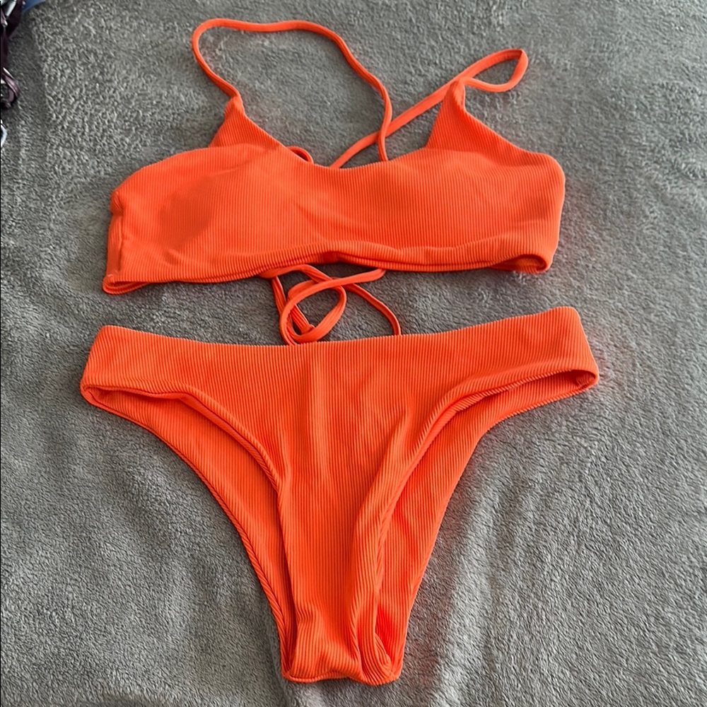 Women’s Orange Bikini Set